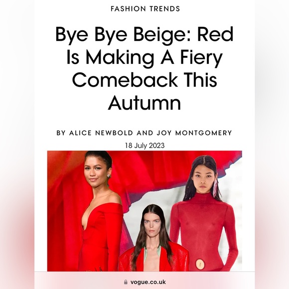 Cardinal red blazer/cardigan - fall 23’s biggest hue! - Picture 2 of 8